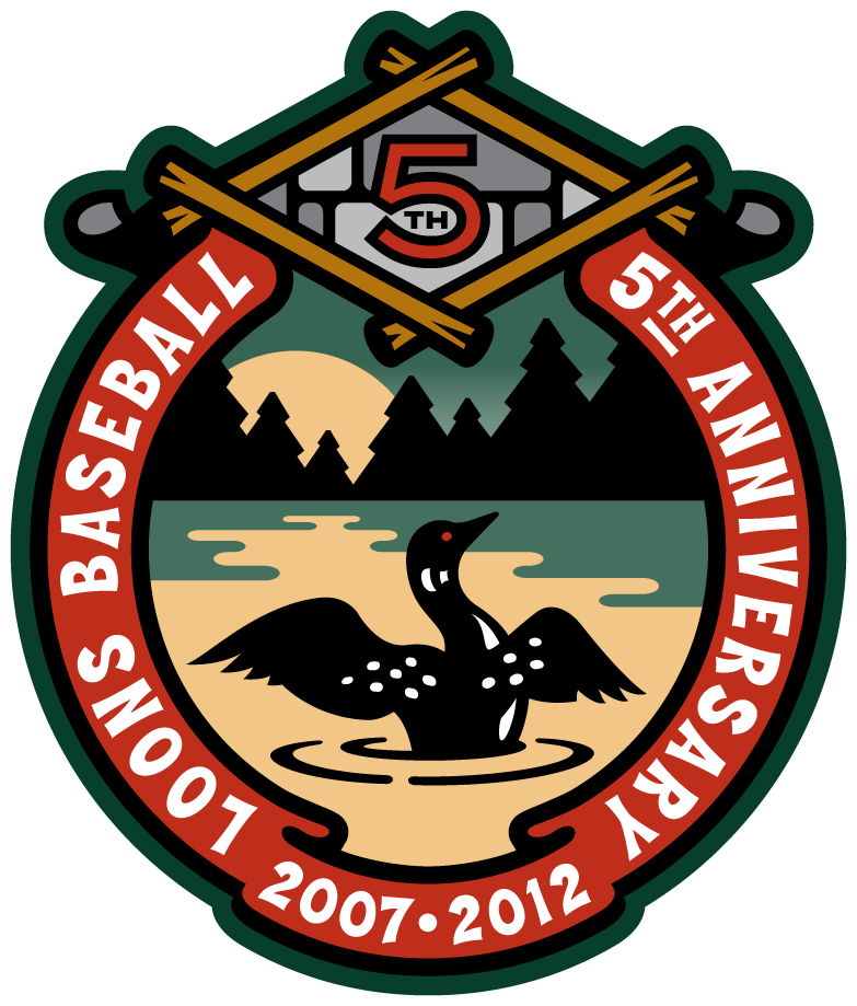 Great Lakes Loons 2012 Anniversary Logo iron on transfers for clothing